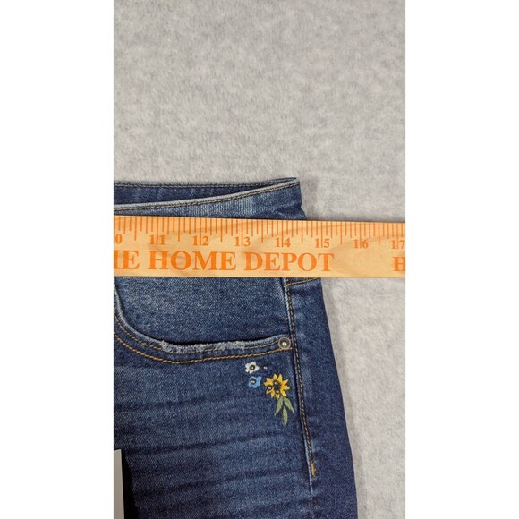 Driftwood Women Jeans Size 4x31 NWT Kelly Floral Embroidered Beaded Boot Hi Rise - Picture 8 of 12